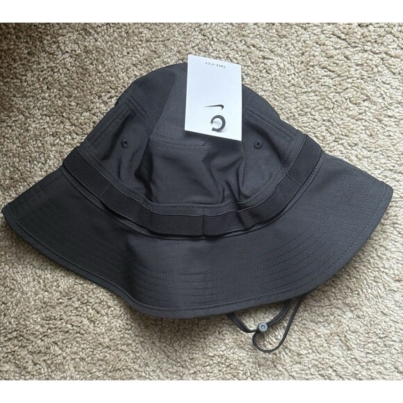 NWT Nike Unisex Dri-FIT Bucket Hat Black Hats Cap Size M/L - Picture 8 of 8
